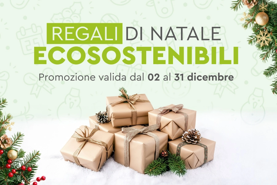 Promozione Regali di Natale ecosostenibili