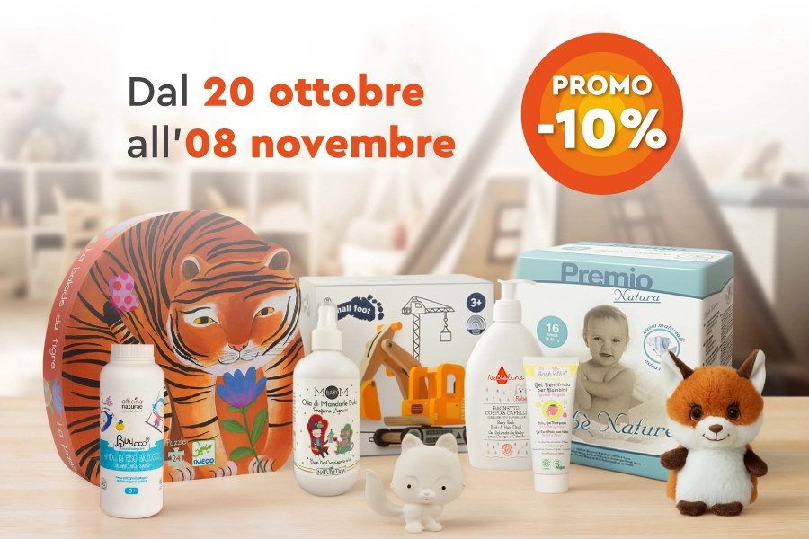 -10% su prodotti e giochi ecobio per bambini