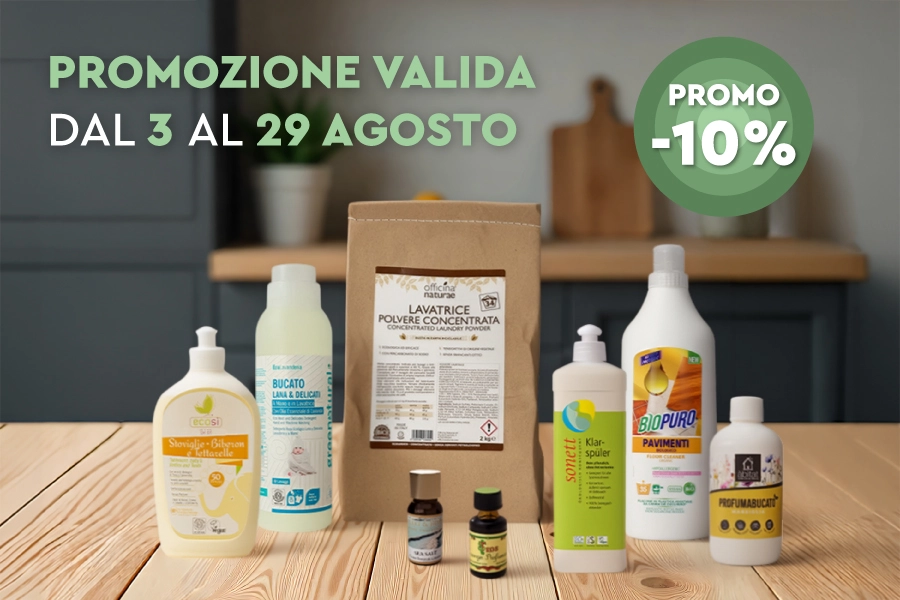Promozione sui prodotti Eco Bio per casa e relax